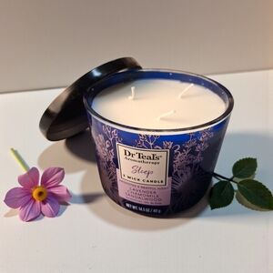 Dr Teal's 3 Wick Candle Sleep Wellness Lavender Chamomile Sandalwood 14.5oz